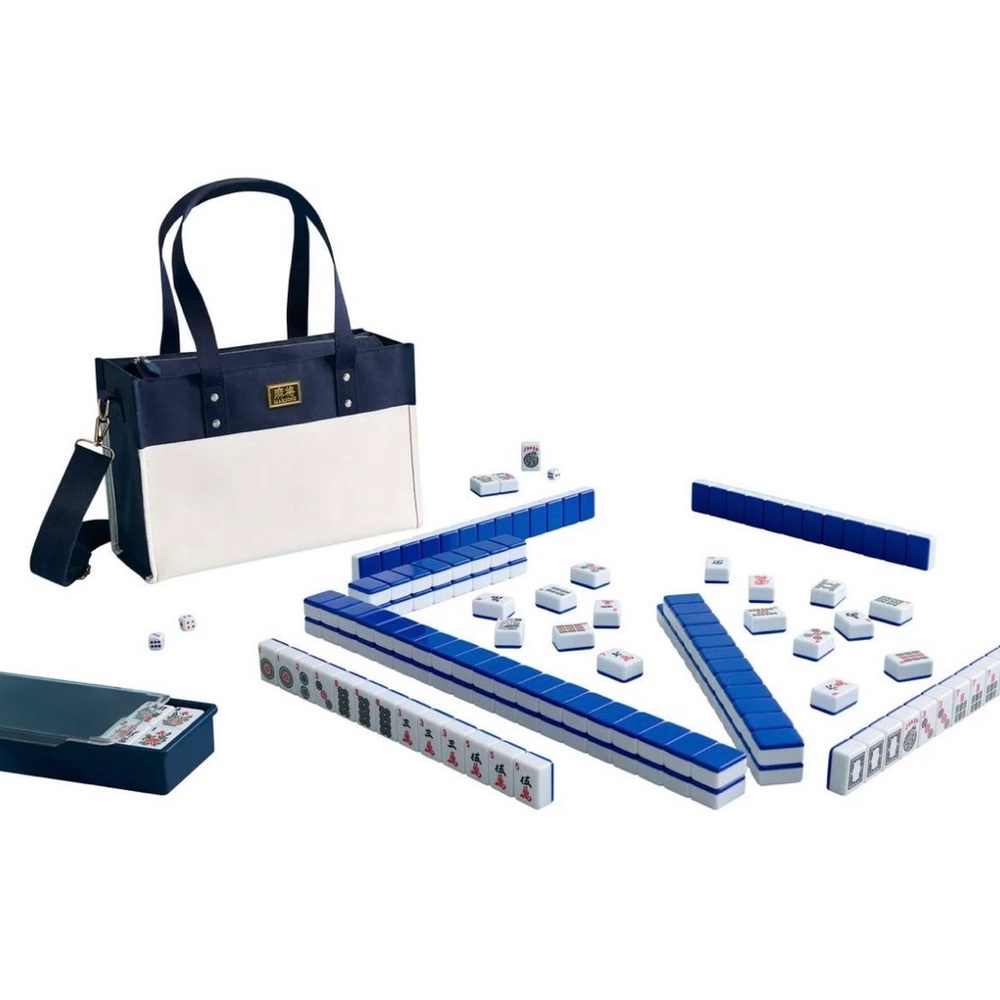 NEW (never used) Mahjong Set with Carrying Bag